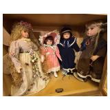 Four Decorative Dolls