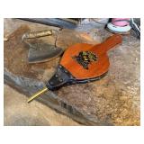 Decorative Bellows and Cast Iron Flat Iron