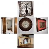 Decorative Wall Art and Mirrors