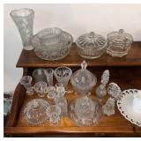 Pressed and Cut Glassware