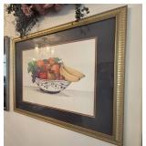 Framed Still Life of Fruit