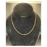 16Â´Â´ Italian 925 Gold-Tone Necklace