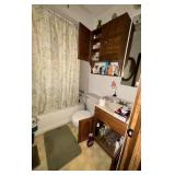 Bathroom Lot With Wall-Mounted Items