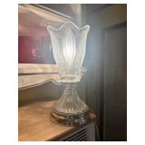 Glass Table Lamp With Clear Shade