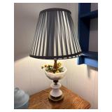 Decorative Table Lamp with Flowers