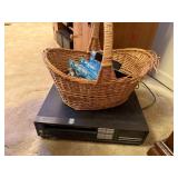 Emerson VCR With Tapes and Accessories