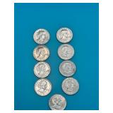 9 Susan B. Anthony Dollars, 1979