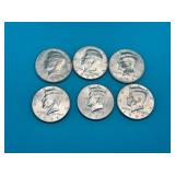 9 Kennedy Half Dollars (1990s)