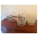 Clear Glass Serving and Dining Bowls