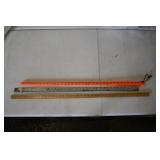 Lot of 3 Advertising Yard Sticks