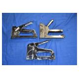 Lot of 3 Staple Guns