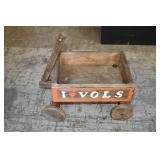 Wooden I Love Vols Doll Wagon