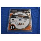 New Rigid 9' & Tile Saw Blades