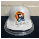 Vtg Tide Racing Cap Signed By Darrell Waltrip 9''x