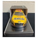 Autographed Joey Logano 1:24 Die-Cast 10.5''x5.5''