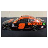 Vtg NASCAR No. 9 Hooters Diecast Car 8.5''x3''2.5'
