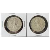 1944 Walking Liberty Silver Half Dollars