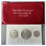1976 US Bicentennial Silver UNC Set