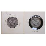 1927-P & 1928-P Standing Liberty Silver Quarters