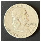 1953-D Franklin Silver Half Dollar