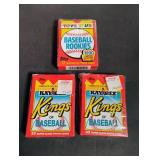 2 Kaybee and 1 Toys R Us Baseball Card Sets