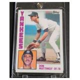 1984 Topps Don Mattingly #8 Rookie Card