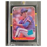 1987 Donruss Greg Maddux #36 Rated Rookie