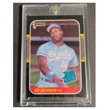 1987 Donruss Bo Jackson #35 Rated Rookie