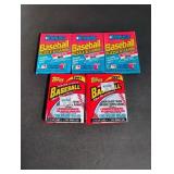 (3) 1989 Donruss & (2) 1991 Topps Packs - Read