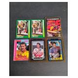 3 Jeff Clark & 3 Derrike Cope Autographed Cards