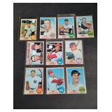 (10) 1968 Topps Baseball Cards