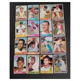 (16) 1966 Topps Baseball Cards