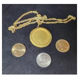 American Coinage and Chain Set
