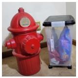 Fire Hydrant and Pet Food Storage Set
