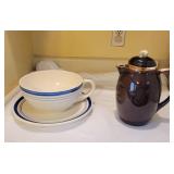 Vintage Portugal Cup and Hall Teapot