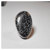 925 Sterling Silver Snowflake Ring