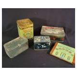 7 Vintage Product Tins