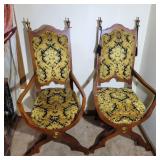 Vintage Jacobean Revival Chairs