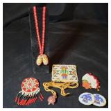 Beaded Jewelry and Accessories Lot
