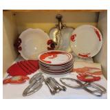 Lobster-Themed Dining Set Collection