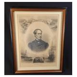 Lithograph of Vice Admiral D.E. Farragut