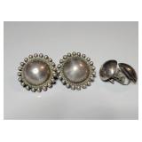 Sterling Silver Screwback Earrings