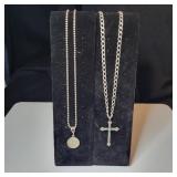 Sterling Silver Necklace Set