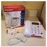 First Alert Phone System W/ Pendant