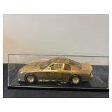 Vtg 1997 Gold Diecast Car in Case 8.5ï¿½ï¿½x3ï¿½ï¿½x2.5ï¿½ï¿½