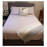 Upholstered Full-Size Bed Frame