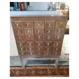 Vintage Library Card Catalog - Read Details