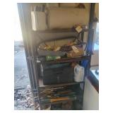 Metal Shelf, Tools, & More