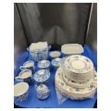 Assorted Blue & White Dishes