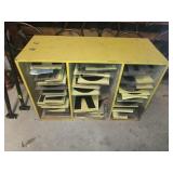 Wood Container with Numbers & Letters